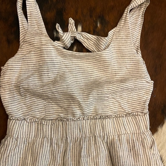 Greylin Dress 100% Linen body 100% Raylon lining - size Medium - Picture 5 of 7